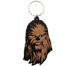 , RK38346C,  - Chewbacca Rubber Keychain, Multi-Color, 4.5 x 6cm