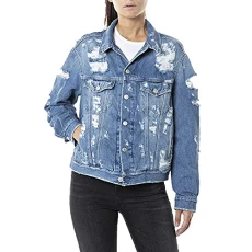 Women's W311 Denim Jacket, 009 Medium Blue, M