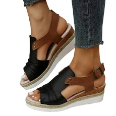 Wedge Sandals for Women Platform Sandals Orthopedic Sandals for Women Comfortable Espadrille Sandals