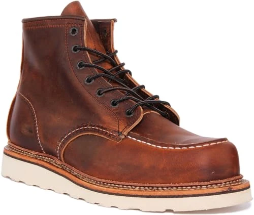 Heritage Men's Classic Moc 6" Boot, Copper Rough & Tough, 9 UK