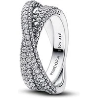 Timeless Pavé Crossover Dual Band Ring - 48  Ring