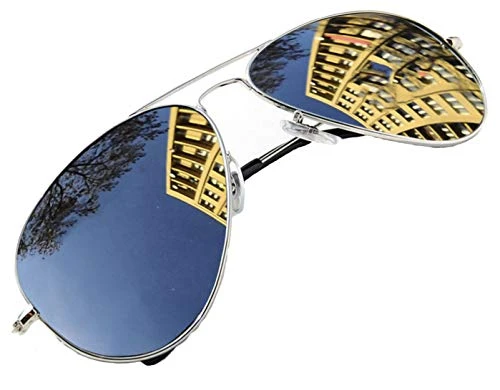 , Unisex sunglasses 70’s Designer Style, Men & Women - Pilot style, metal frame, UV 400 protection