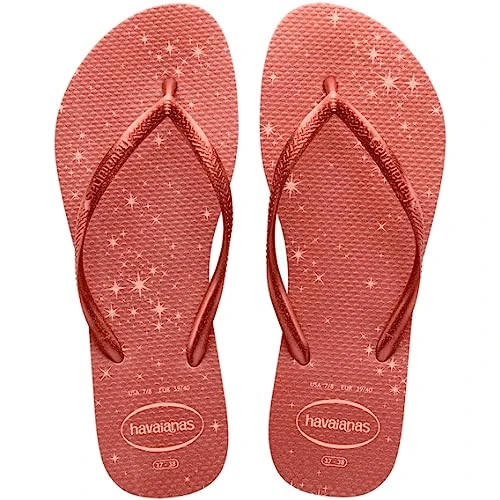 Women's, Slim Gloss, Flip Flop, Ballet Rose/Golden Blush, 5 UK