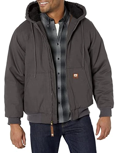 Men's Workwear Cotton Jacket, Shadow, M