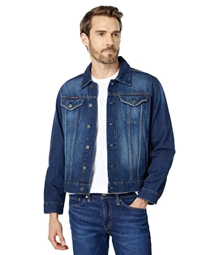 Rigid Denim Jacket Dark Wash Denim MD