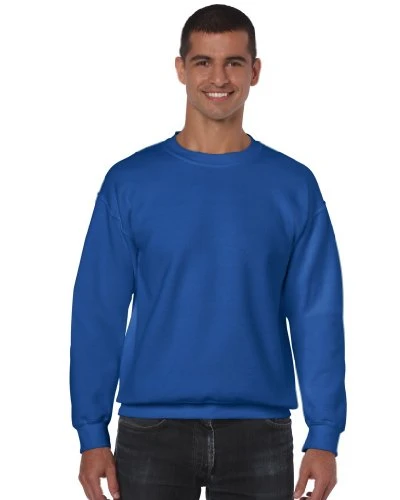 Men's Adult Crew Neck 18000 Sweatshirt, Blue (Royal), X-Large