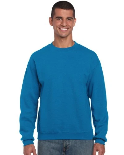 Men's 50/50 Adult Crewneck Sweatshirt, Blue (Sapphire), S UK