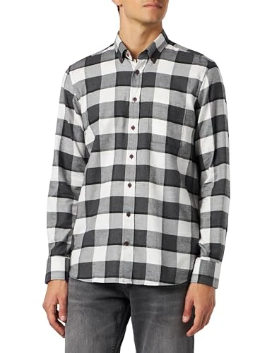 Men's 9350-48901 Casual Shirt 1:1 Sleeve, Dark grey-280, XL