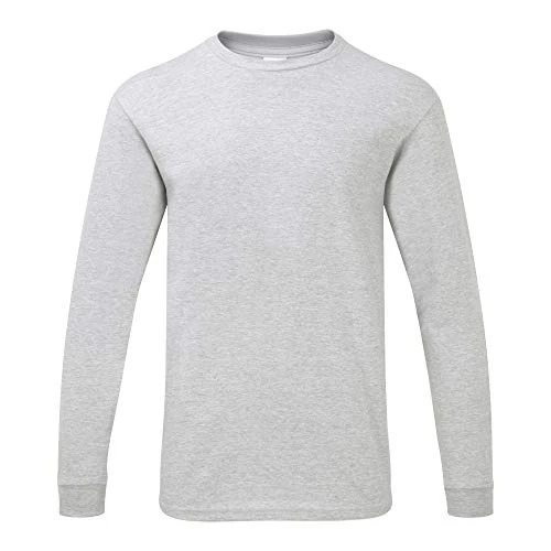 Mens Hammer Heavyweight Long Sleeve T-Shirt (S) (Sport Grey)