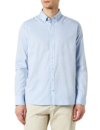 Men's 9350-28703 Button Down Shirt, lightblue, M