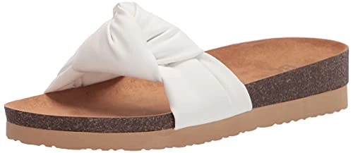 Women's Reunion Slide Sandal, White, 5 UK