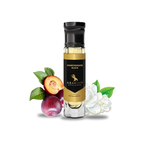 FR239 POMEGRANATE BLACK Roll-on Perfume Oil | Concentrated Fragrance Body Oil | Long Lasting Oil Based Perfume for Women | Travel Size Bottle Alcohol-Free (6ml)