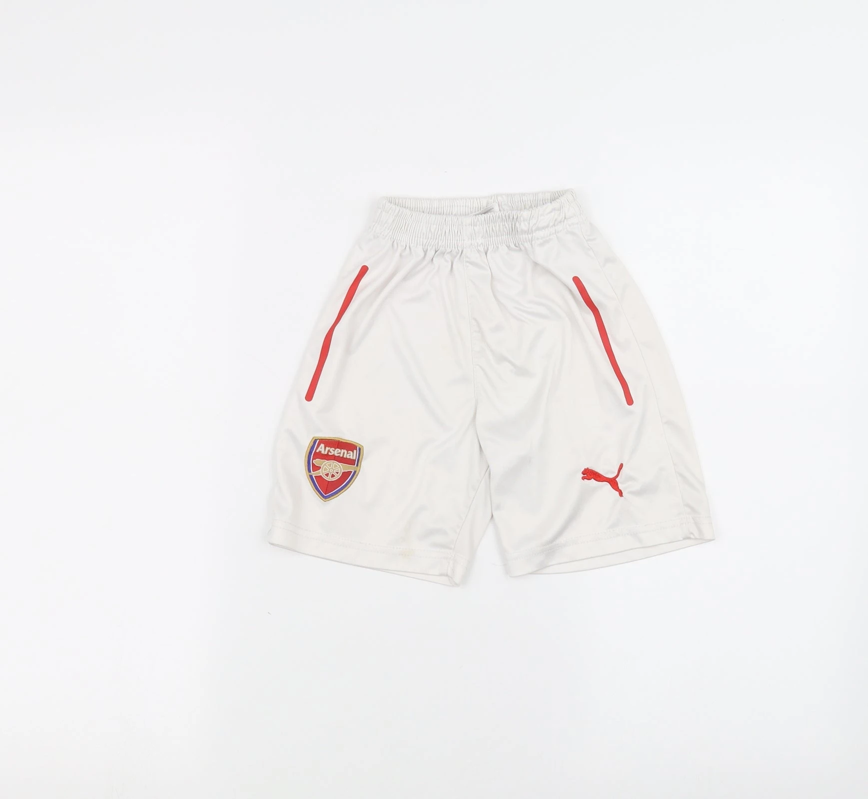 Baby White   Cropped Trousers Size 24 Months  - Arsenal FC