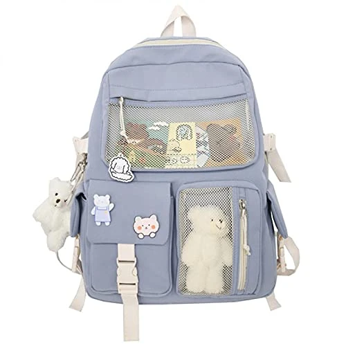 School Bags for Girls, Backpack for Teens, Toddlers Kawaii School Supplies Bag Bookbag Shoulder Bags Travel Bag