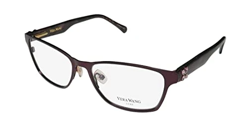 Luxe Madri Cat Eye Luxurious Handmade Exclusive Eyeglass Frame/Glasses [51-15-133, wine], Wine, 51-15-133