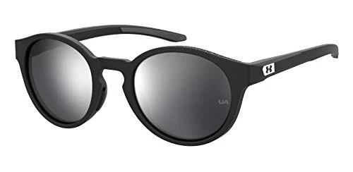 Men's UA 0006/S Sunglasses, Matte Black Silver/Silver Mirrored, 52