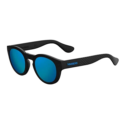 Unisex's TRANCOSO/M Z0 O9N 49 Sunglasses, Black/Blue Blue