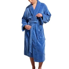 Supreme Velour Bath Robe | Luxuriously Soft Dressing Gown | 400GSM Heavyweight Womens Bathrobe | Su