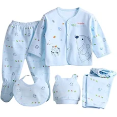 Baby Boy Clothes 0-3 Months 5pcs Baby Girl Outfits Gifts for Newborn