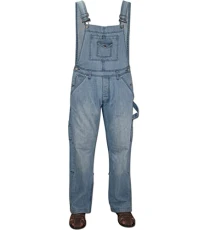 Unisex Denim Onesie all in one Dungarees Light Wash XL