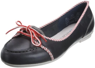 Women's Belle Island Boat Ballerina Blue 24647 3.5 UK