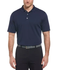 Men's Short Sleeve Core Performance Polo Shirt, Peacoat, XX-Large