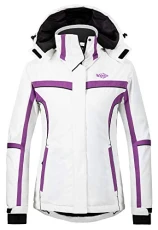 Women's Waterproof Ski Jacket Hooded Warm Winter Coat Mountain Snowboarding Jackets Outdoor Windproo