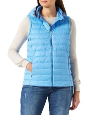 Women Vest Padded, Blue (Hydrangea Blue), XXL