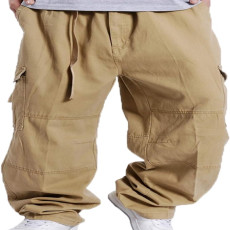 Men/Teen Boys Vintage Hip Hop Baggy Casual Trousers Hipster Style Baggy Multiple Pockets Cargo Pants