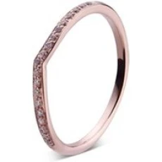 Rose Gold Sparkle Wish Ring - Ring Size 50 Rose Gold