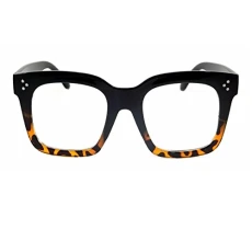 eyewear | Glasses mod. HORNY - neutral eyeglasses - BLACK + HAVANA