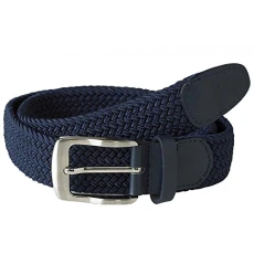 Men's D555 Dani Stretch Braided Belt-Blue-4XL