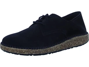 Gary 1013438 (NAR) Ladies Suede Derby Shoes Black 7