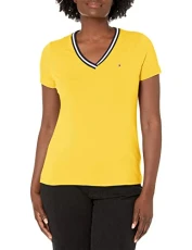 Women's V-Neck Tee, Iconic Snapdragon, XL