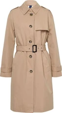 Women's Style London Trench Coat Trenchcoat, Sand, 10