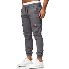 Series Comfort Straight Fit Pant Skinny Stretch Mens Multi-Pockets Men Cargo Pants Straight Fitness 