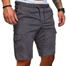 Mens Cargo Shorts Multi-Pockets Outdoor Walking Shorts Casual Summer Lightweight Sports Running Shor