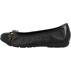 Women's 9-9-22172-20 Ballerina, Black Nappa Co 9 22172 20 026, 4 UK