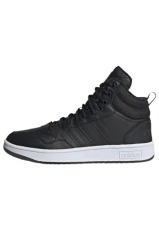 Men's Hoops 3.0 Mid WTR Sneaker, Core Black Core Black FTWR White, 11 UK