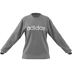 IC6880 W LIN FT SWT Sweatshirt Women's medium grey heather/white Size S