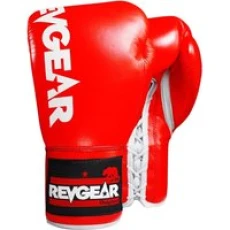 Revgear F1 Competitor Professional Boxing Fight Gloves Red White Red 10oz