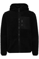 SDLuka Men's Fleece Jacket, Transition Jacket, Fleece Jacket with Teddy Fur with Hood, Regular Fit, 