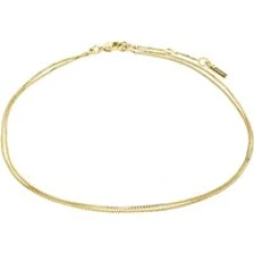 Care Recycled Layered Anklet - Gold