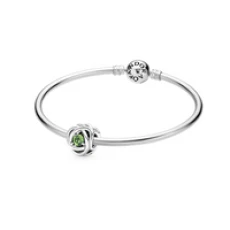 August Birthstone Eternity Circle Bangle Gift Set