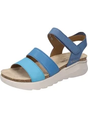 Women Strappy Sandals, Ladies Sandals,Width G (Regular),Sandal,Summer Shoe,Summer Sandal,Flat,Blue (