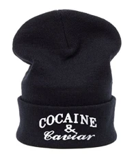 Men Women Winter Beanie Hat Cocaine Caviar Oversized Baggy Warm Cap MFAZ  Ltd