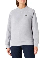 Womens Crew Neck Sweatshirt Long Sleeve Grey L