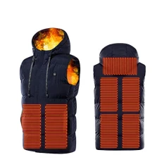 Heated Vest for Men Women Heated Gilet for Men Women for Skiing Plus Size USB Charging Heated Body Warmer for Women with Battery Pack Best Teacher Gifts Halloween Costumes