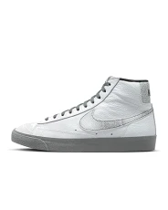 Blazer Mid '77 Men's Trainers Sneakers Leather Shoes DV7194 (White/Black/White/Smoke Grey 100 UK9 (E