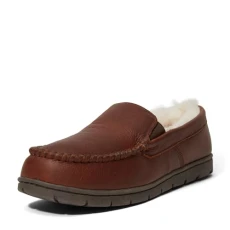 Men's Mendon Peak Shearling Venetian Moc Mule, Dark Brown, 9 UK